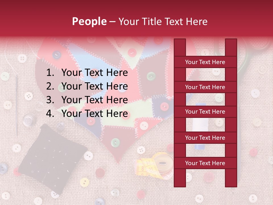 Craft Texture Fashion PowerPoint Template