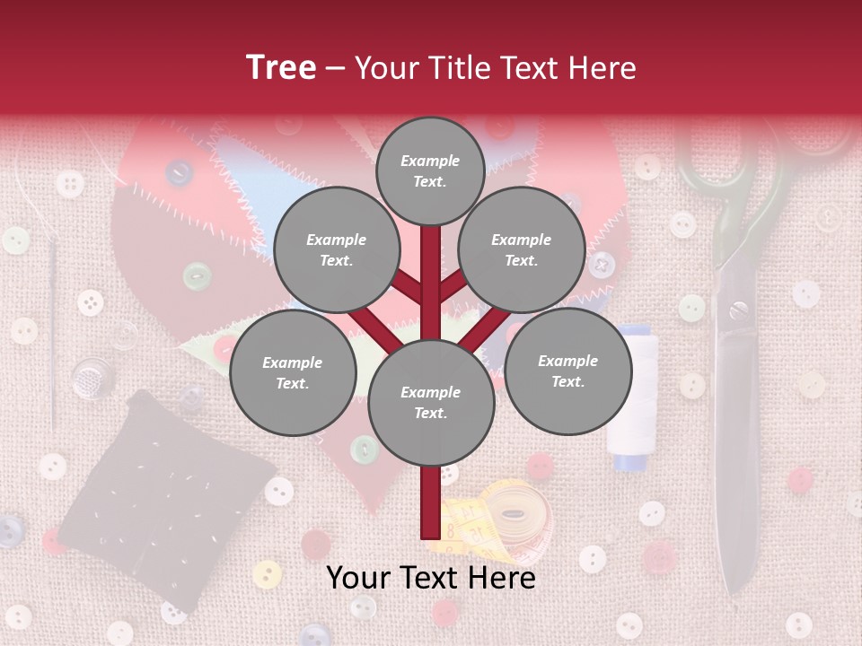 Craft Texture Fashion PowerPoint Template