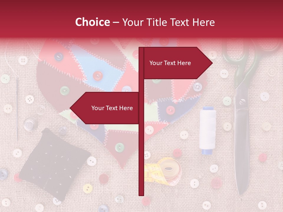 Craft Texture Fashion PowerPoint Template