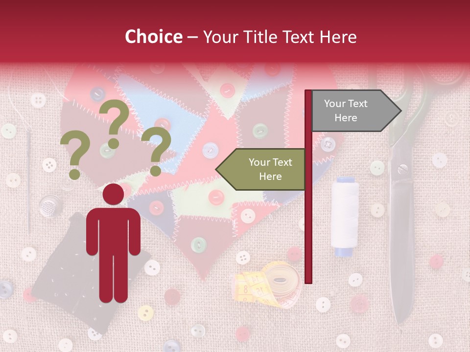 Craft Texture Fashion PowerPoint Template