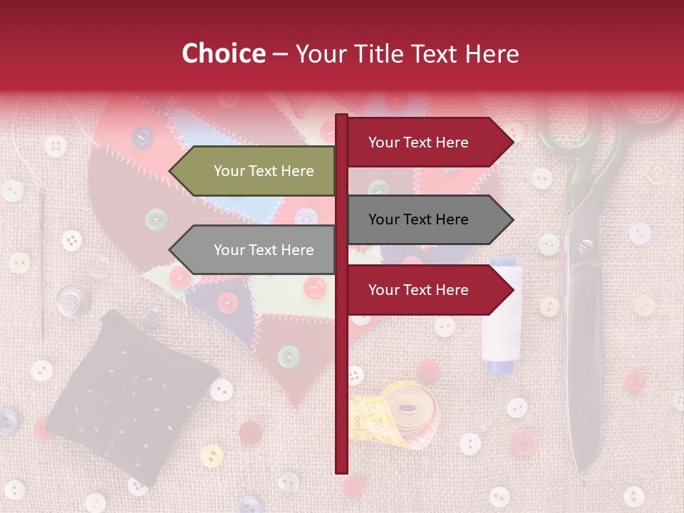 Craft Texture Fashion PowerPoint Template