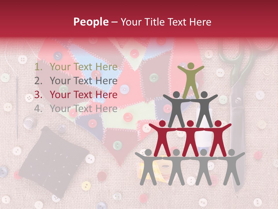 Craft Texture Fashion PowerPoint Template