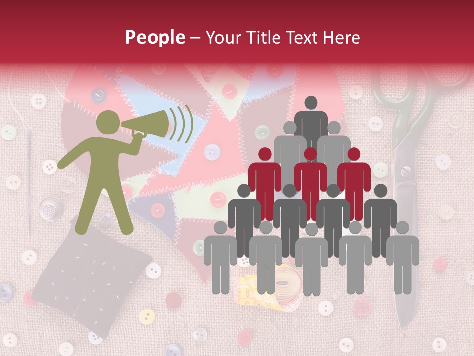 Craft Texture Fashion PowerPoint Template