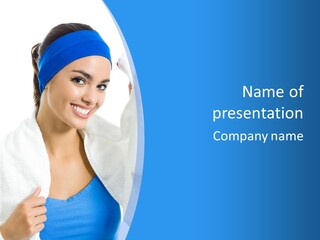 Sportswear Relaxation Centre PowerPoint Template