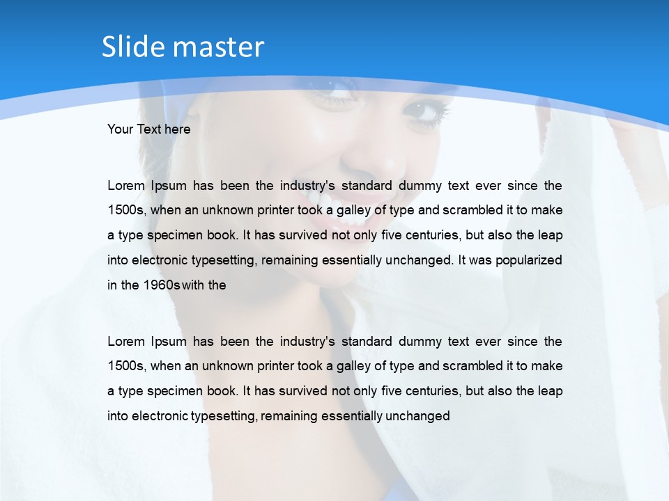 Sportswear Relaxation Centre PowerPoint Template