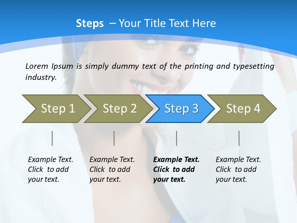 Sportswear Relaxation Centre PowerPoint Template