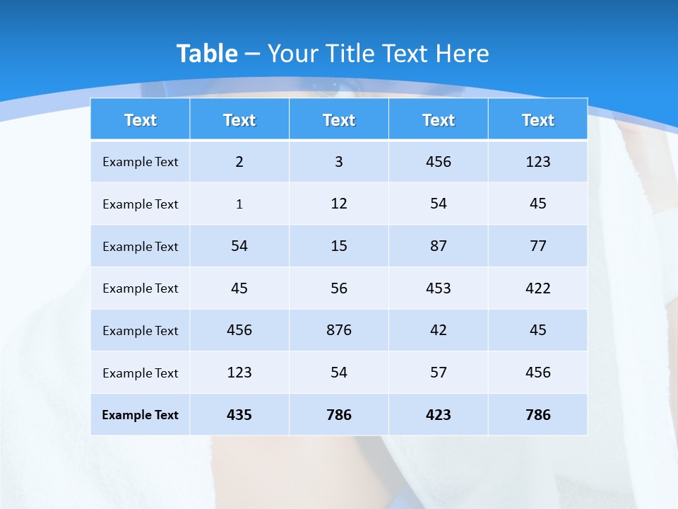 Sportswear Relaxation Centre PowerPoint Template