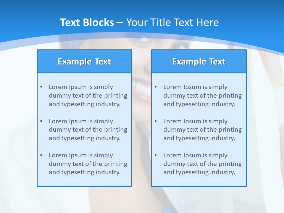 Sportswear Relaxation Centre PowerPoint Template