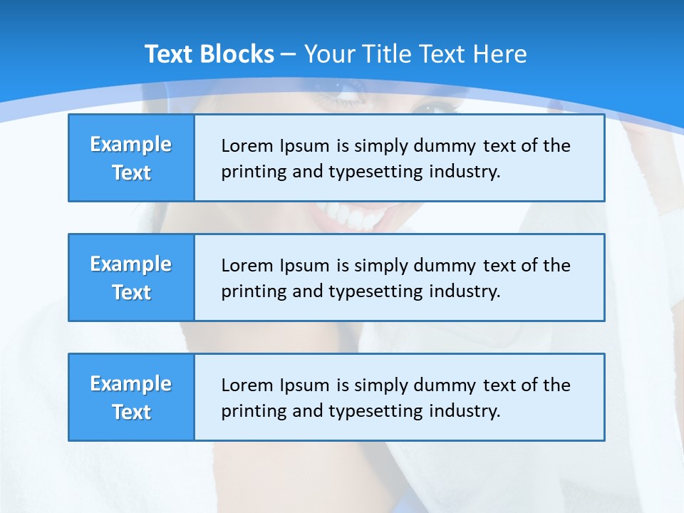 Sportswear Relaxation Centre PowerPoint Template