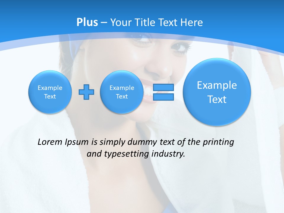 Sportswear Relaxation Centre PowerPoint Template