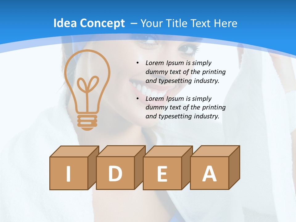 Sportswear Relaxation Centre PowerPoint Template