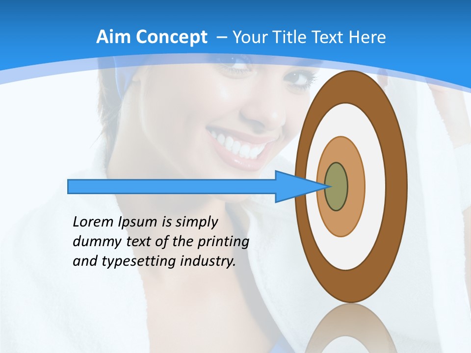 Sportswear Relaxation Centre PowerPoint Template