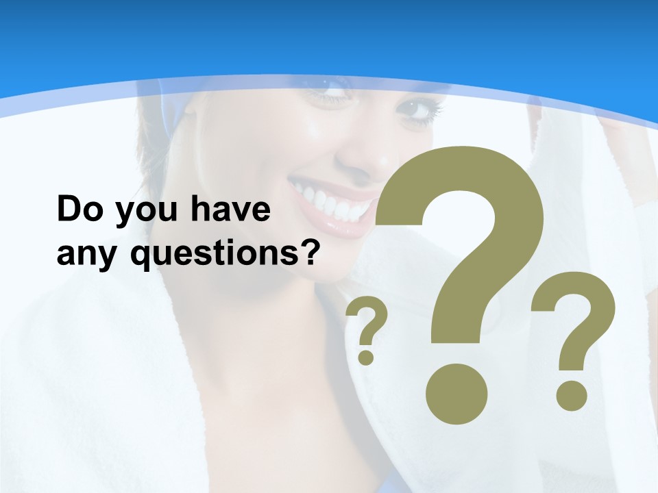 Sportswear Relaxation Centre PowerPoint Template