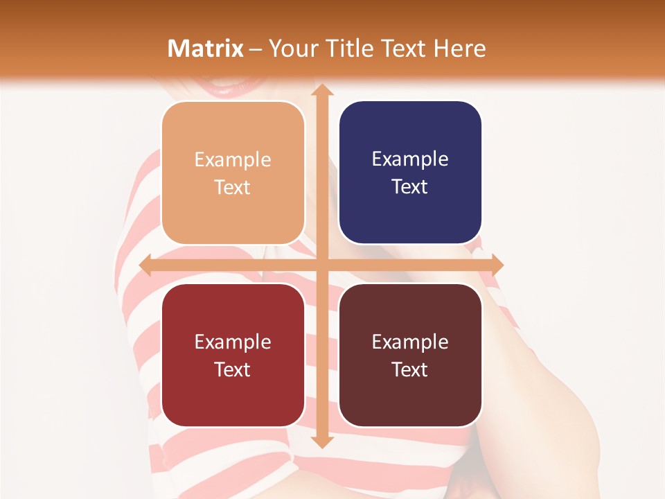 Attractive Brunette Toothy PowerPoint Template