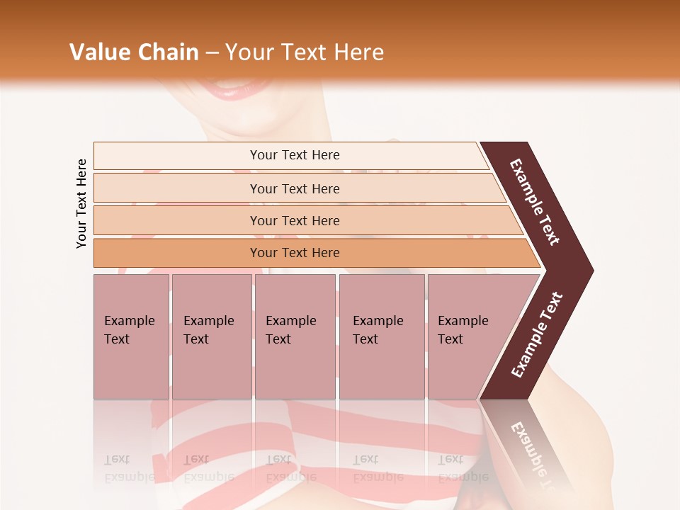 Attractive Brunette Toothy PowerPoint Template