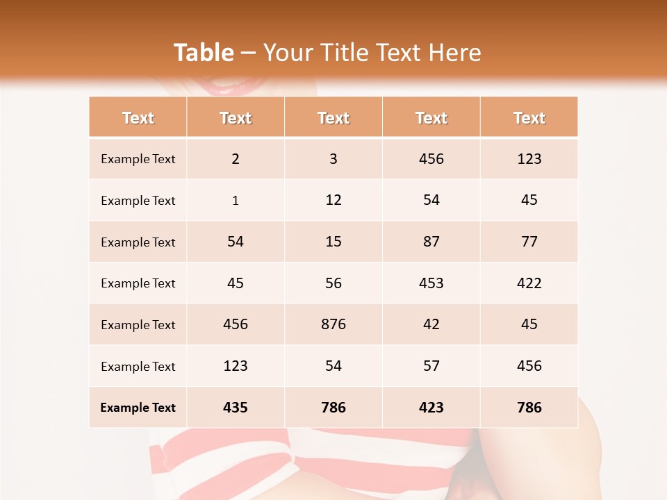 Attractive Brunette Toothy PowerPoint Template