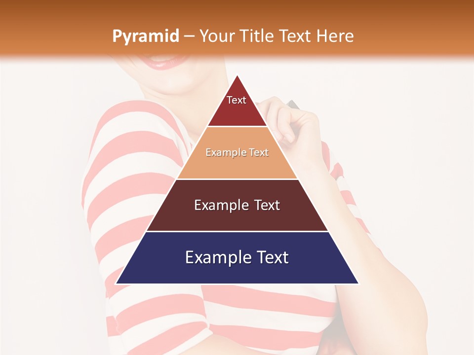 Attractive Brunette Toothy PowerPoint Template