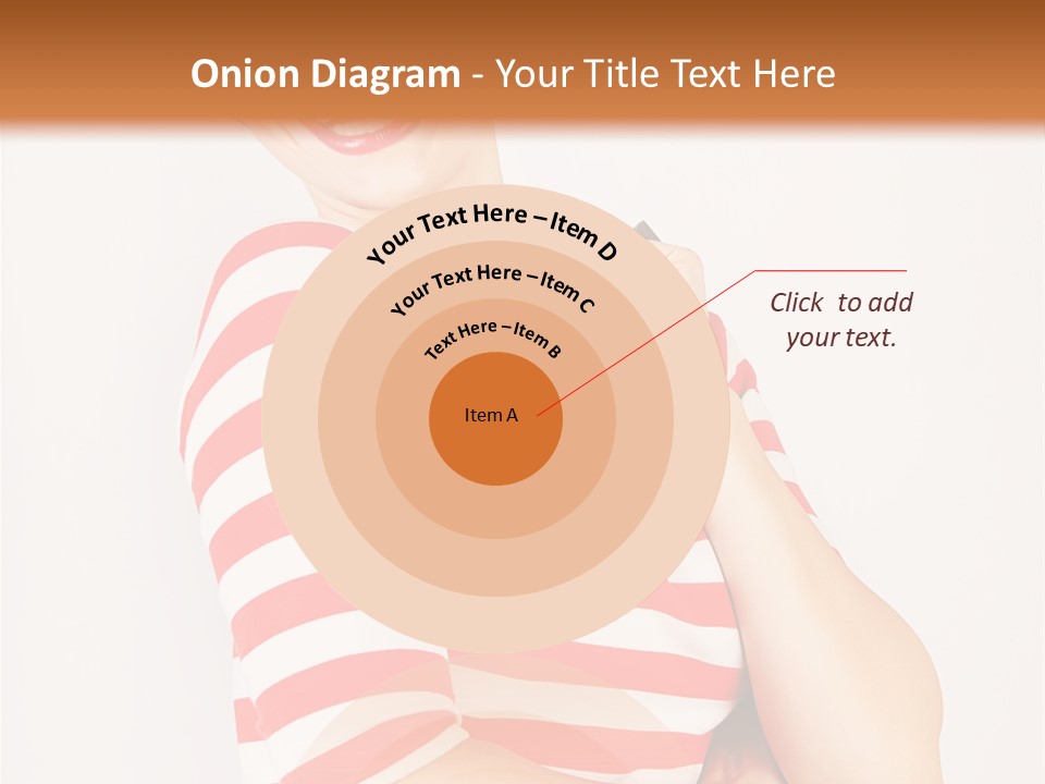 Attractive Brunette Toothy PowerPoint Template