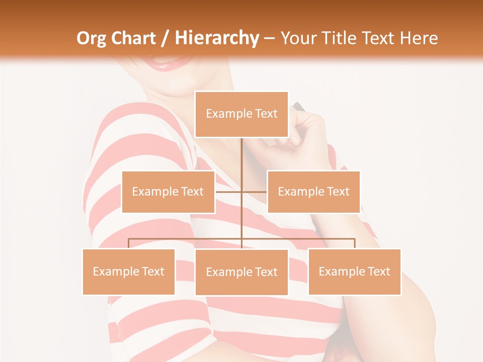 Attractive Brunette Toothy PowerPoint Template