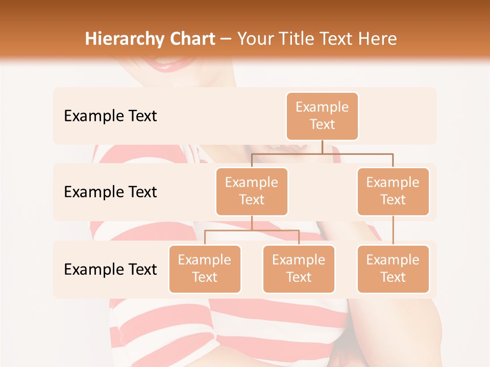 Attractive Brunette Toothy PowerPoint Template