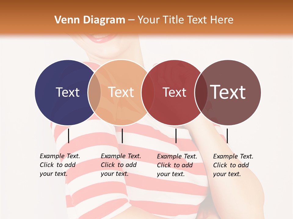 Attractive Brunette Toothy PowerPoint Template