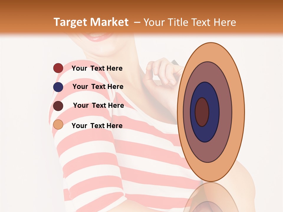 Attractive Brunette Toothy PowerPoint Template