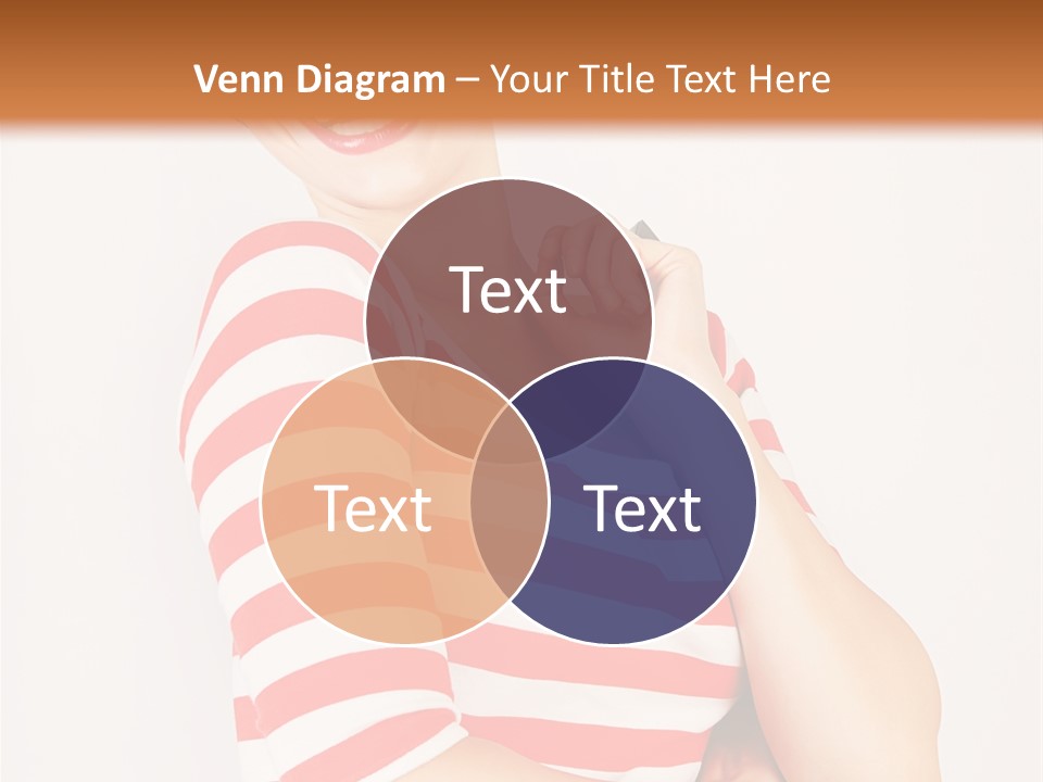 Attractive Brunette Toothy PowerPoint Template