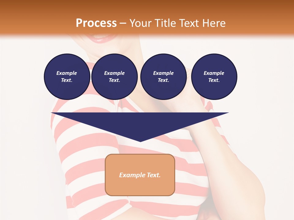 Attractive Brunette Toothy PowerPoint Template