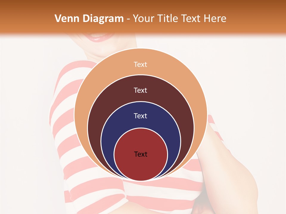 Attractive Brunette Toothy PowerPoint Template