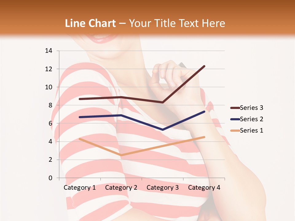 Attractive Brunette Toothy PowerPoint Template
