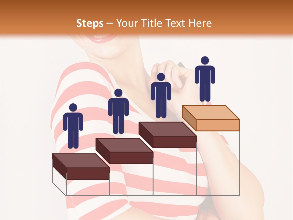 Attractive Brunette Toothy PowerPoint Template