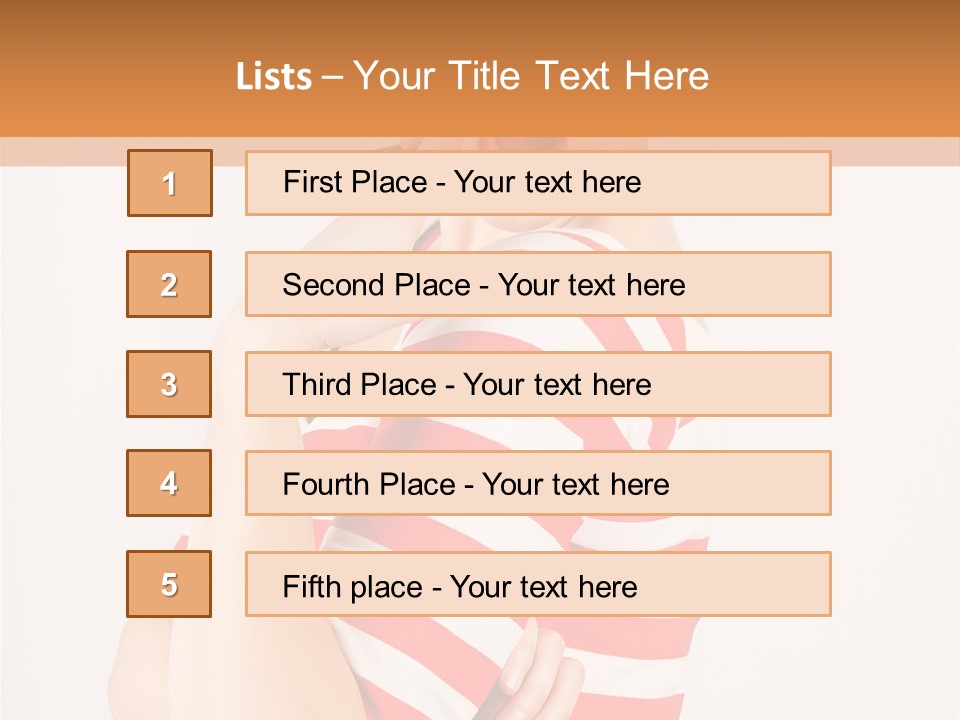 Brunette Toothy Blue PowerPoint Template