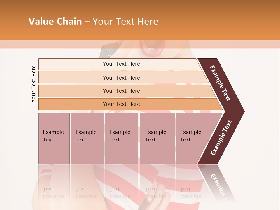 Brunette Toothy Blue PowerPoint Template