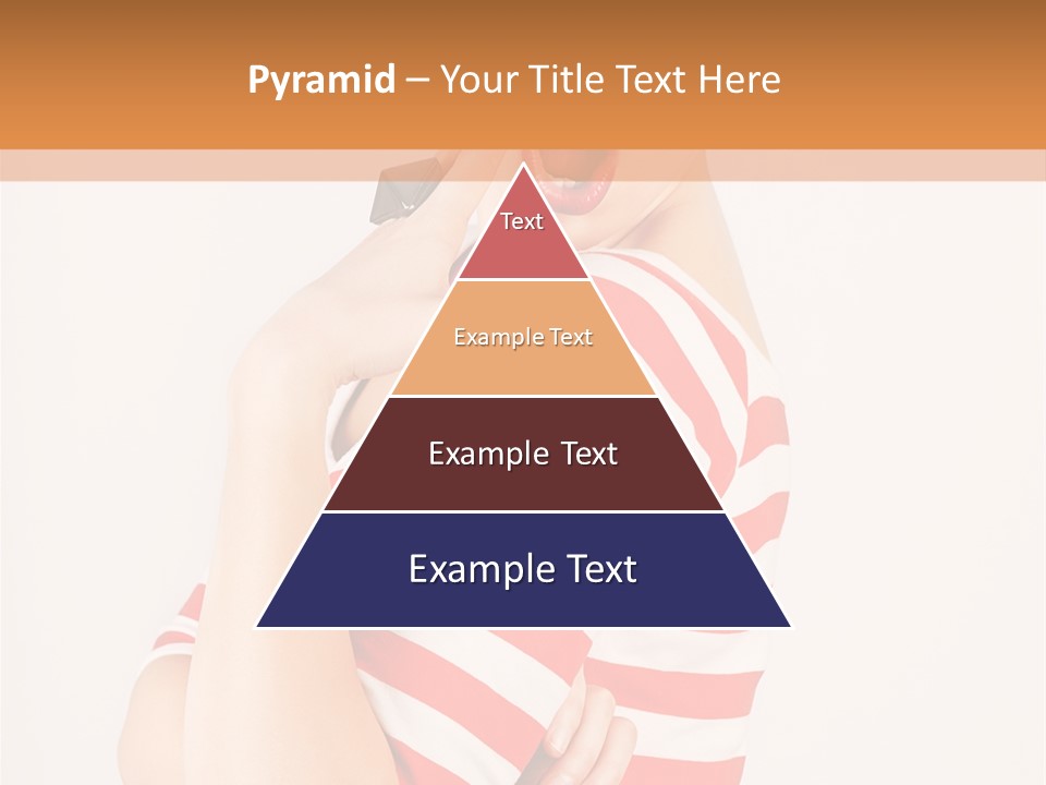 Brunette Toothy Blue PowerPoint Template