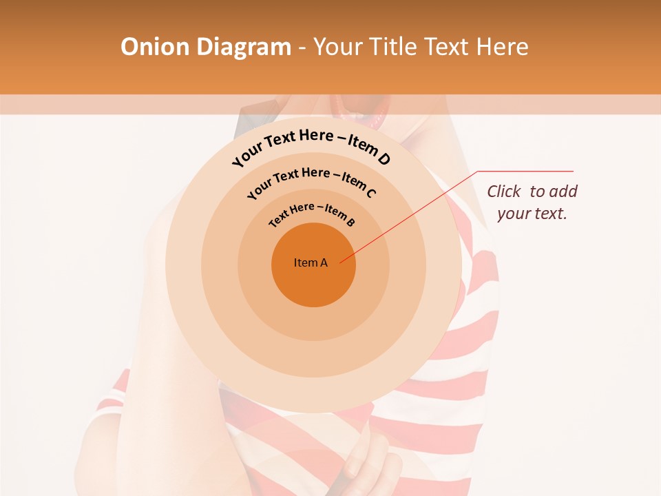 Brunette Toothy Blue PowerPoint Template