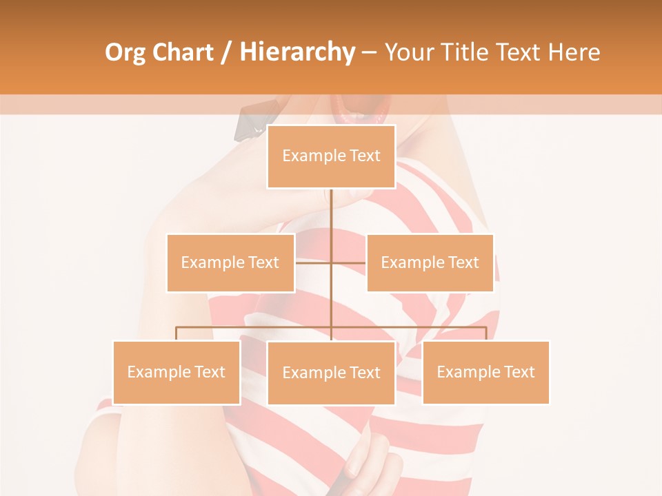 Brunette Toothy Blue PowerPoint Template