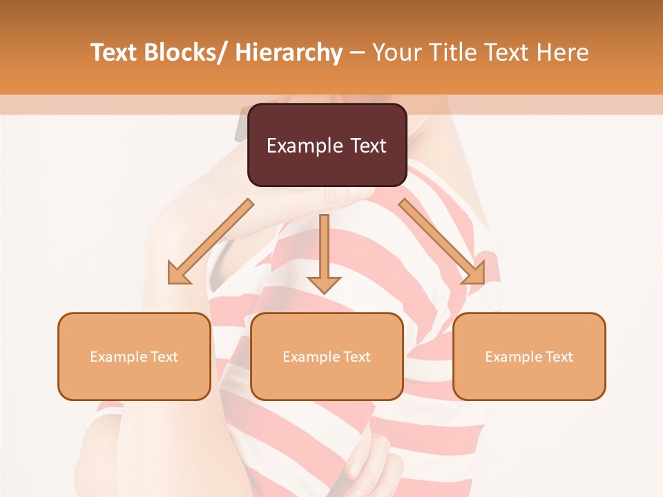 Brunette Toothy Blue PowerPoint Template