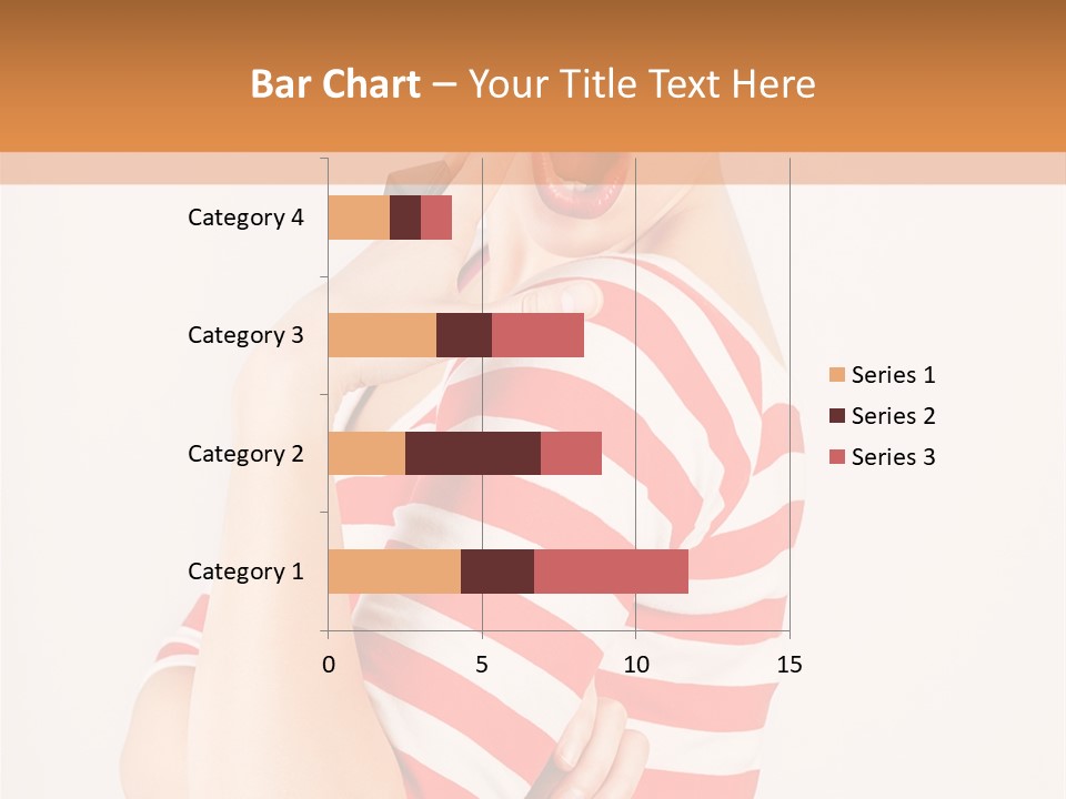 Brunette Toothy Blue PowerPoint Template