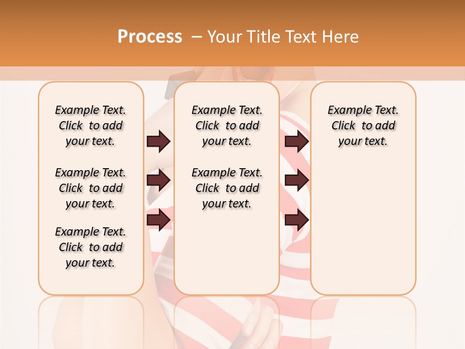 Brunette Toothy Blue PowerPoint Template