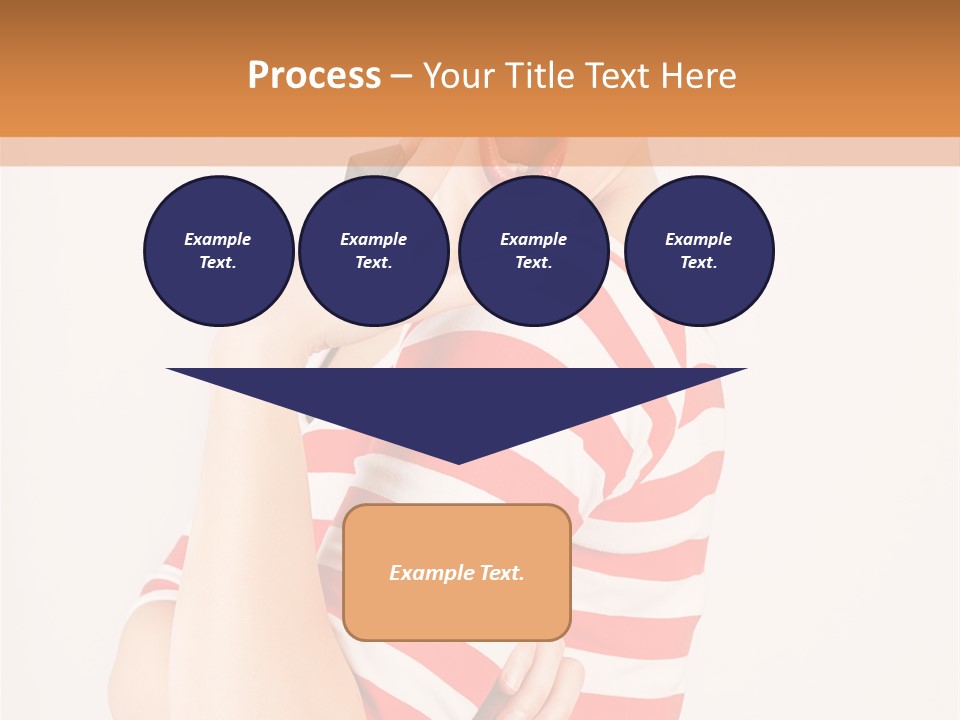 Brunette Toothy Blue PowerPoint Template