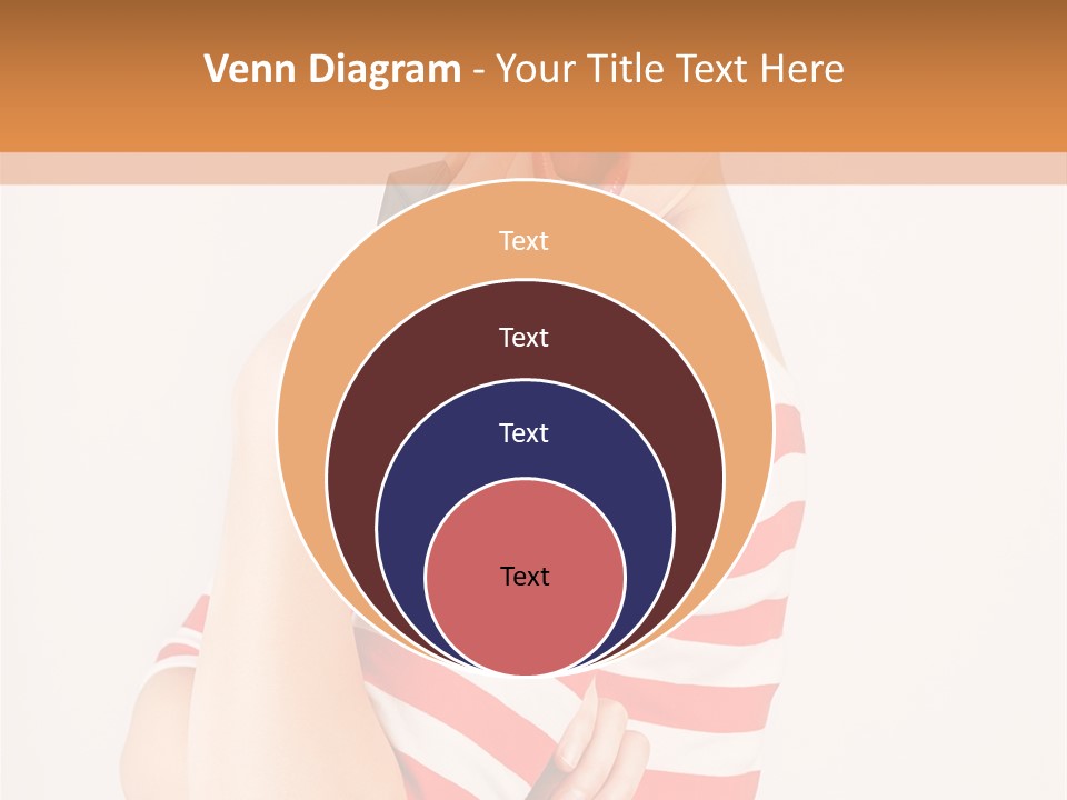 Brunette Toothy Blue PowerPoint Template