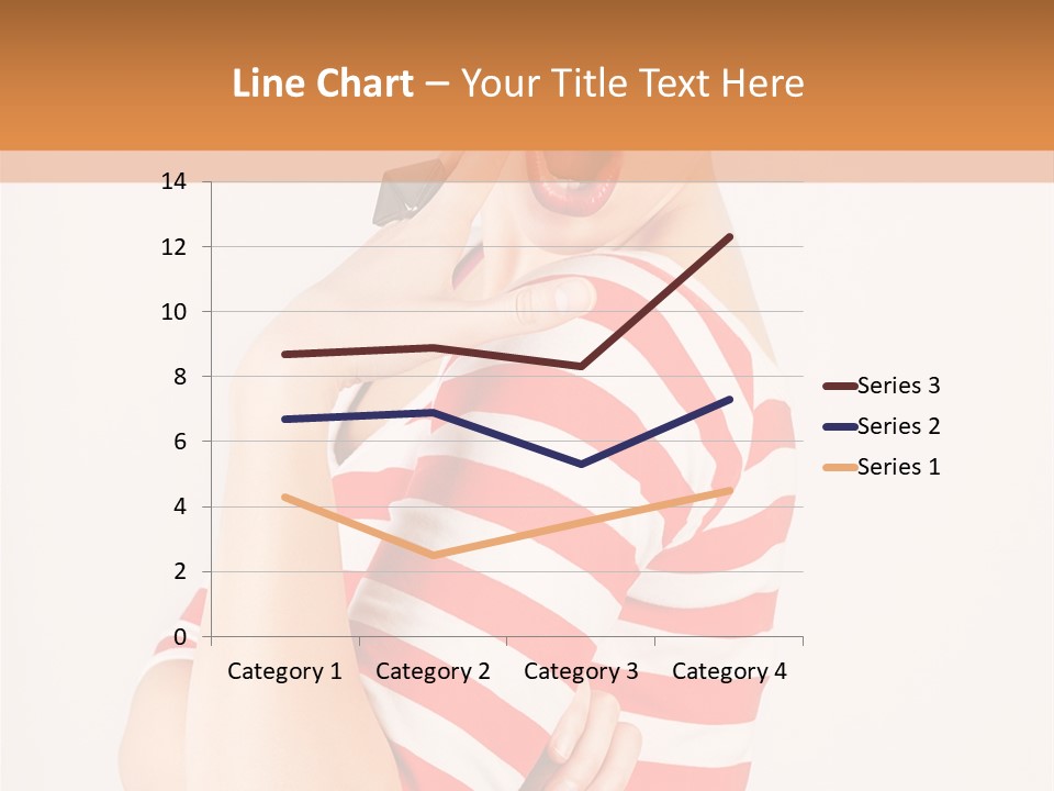 Brunette Toothy Blue PowerPoint Template