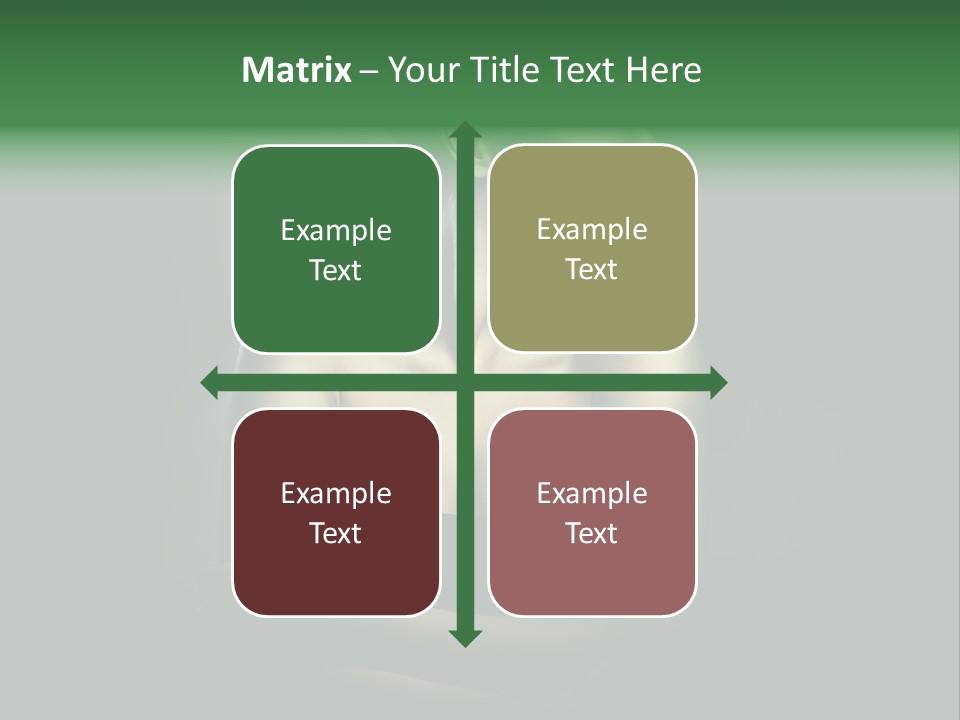 Hairstyle Green Elegant PowerPoint Template