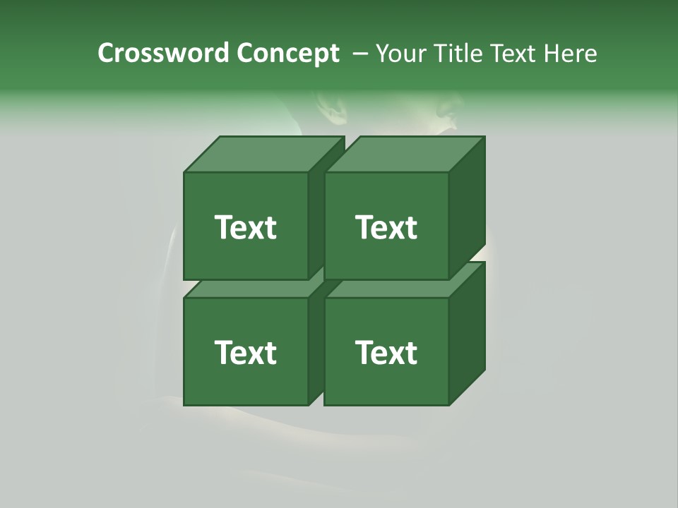 Hairstyle Green Elegant PowerPoint Template