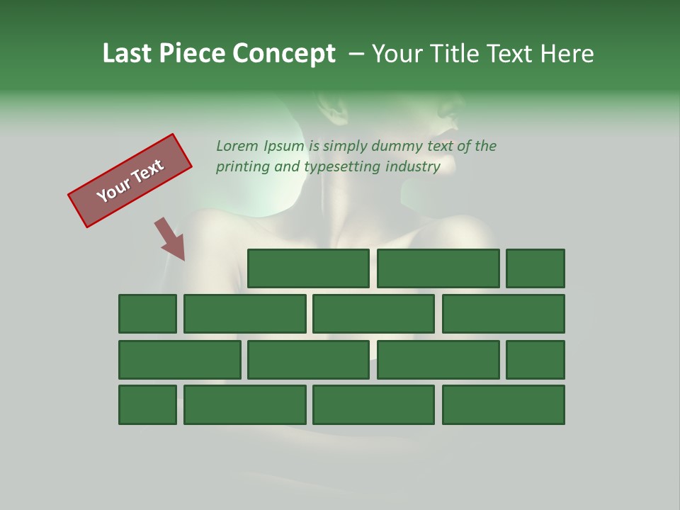 Hairstyle Green Elegant PowerPoint Template