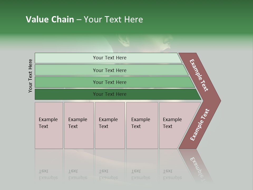 Hairstyle Green Elegant PowerPoint Template