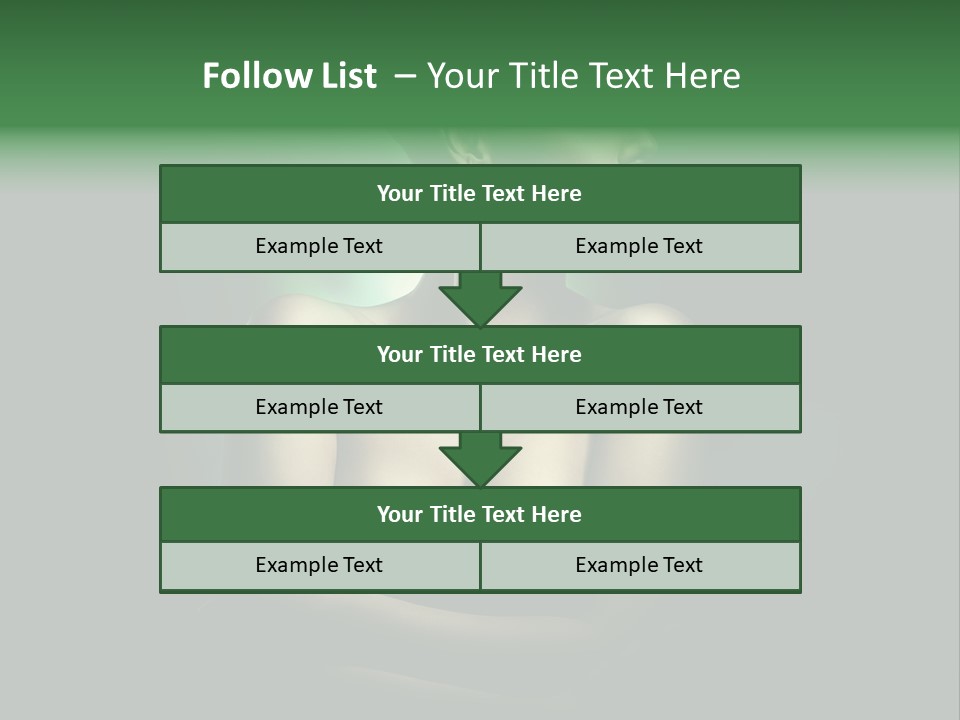 Hairstyle Green Elegant PowerPoint Template