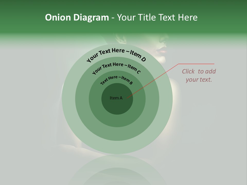 Hairstyle Green Elegant PowerPoint Template