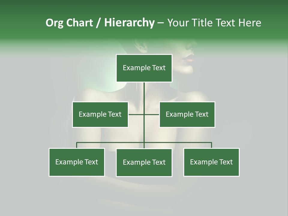 Hairstyle Green Elegant PowerPoint Template