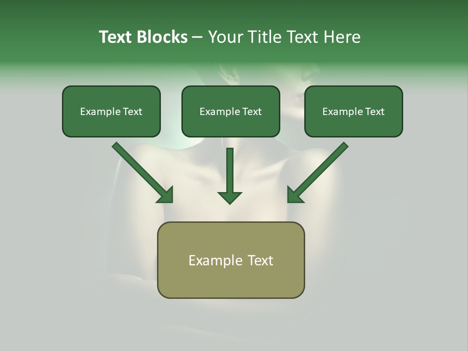Hairstyle Green Elegant PowerPoint Template